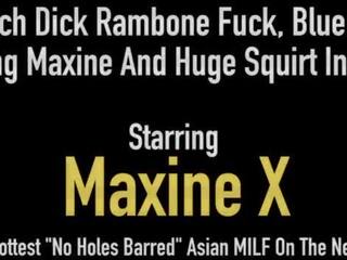Azijietiškas persuasion maxine x dulkina masinis 24 colis manhood & pakvaišęs bybis mašina!